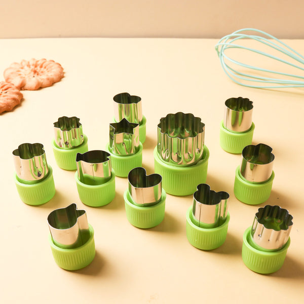 Shape Cutters Set Green - Kitchen Tool