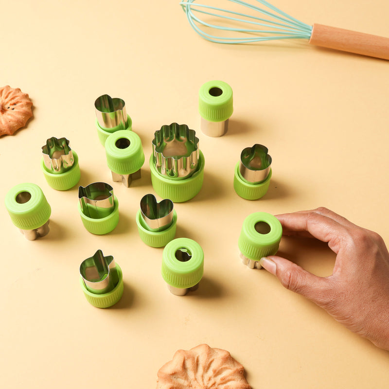 Shape Cutters Set Green - Kitchen Tool
