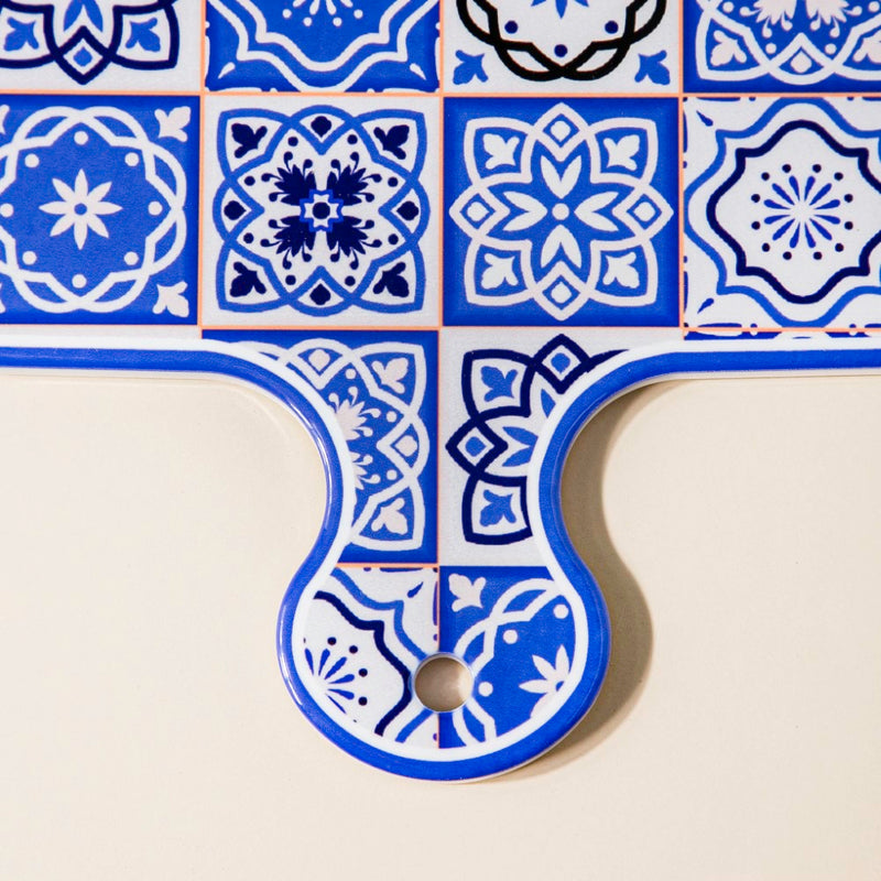 Mezze Ceramic Platter Blue 9 Inch - Ceramic platter, serving platter, fruit platter | Plates for dining table & home decor