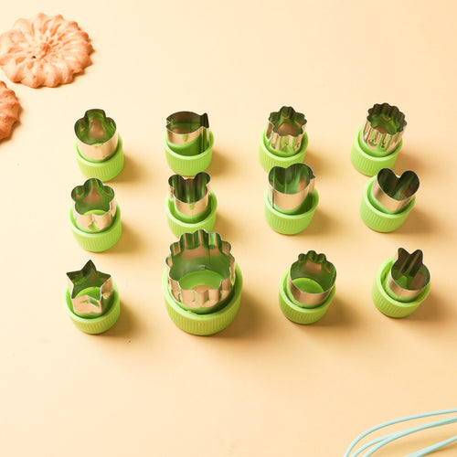 Shape Cutters Set Green - Kitchen Tool
