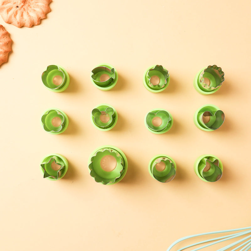 Shape Cutters Set Green - Kitchen Tool