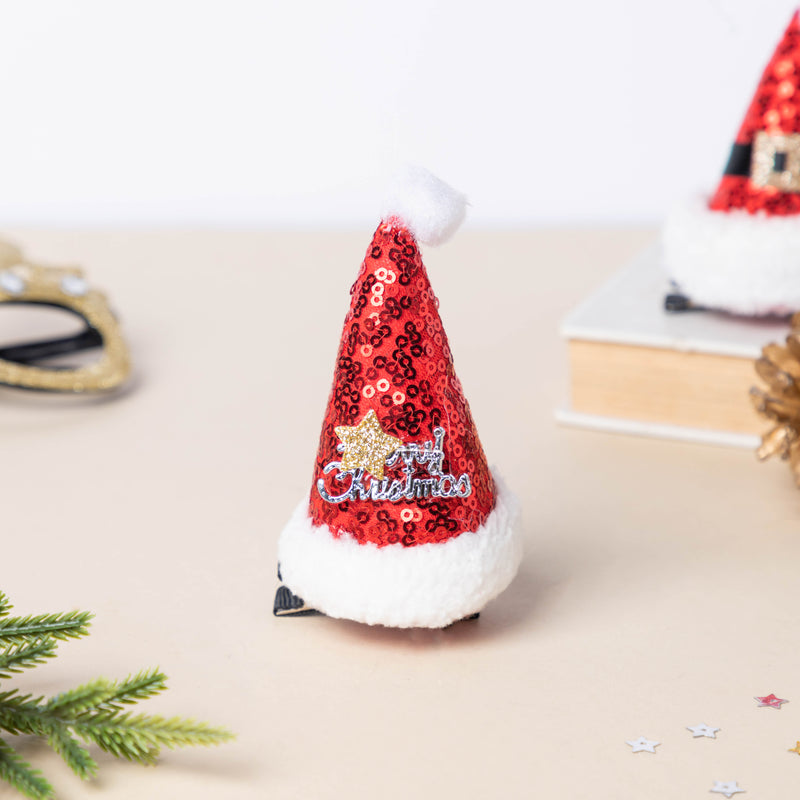 Santa Hat Hairpin
