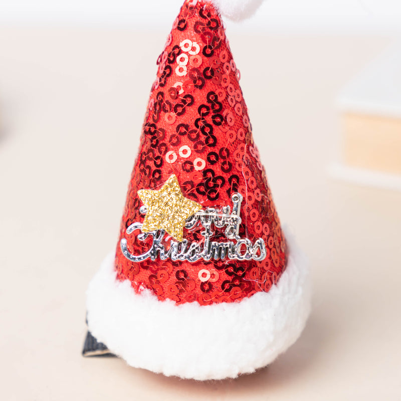 Santa Hat Hairpin