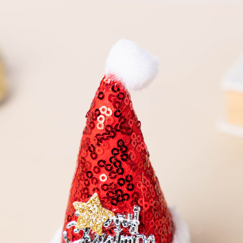 Santa Hat Hairpin