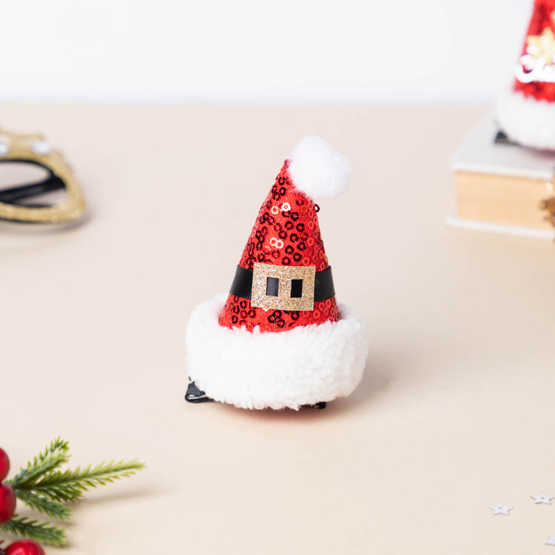Christmas Hat Hairpin