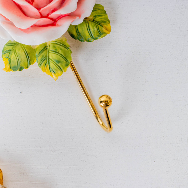 Rose Hook - Wall hook/wall hanger for wall decoration & wall design | Home & room decoration ideas