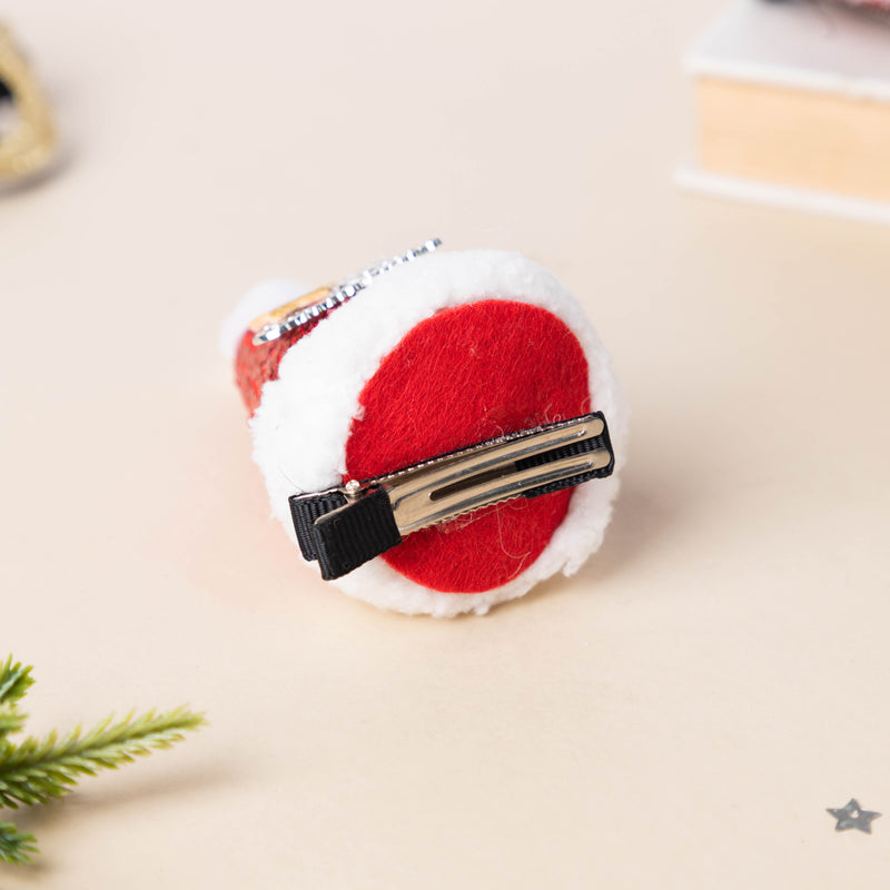 Santa Hat Hairpin