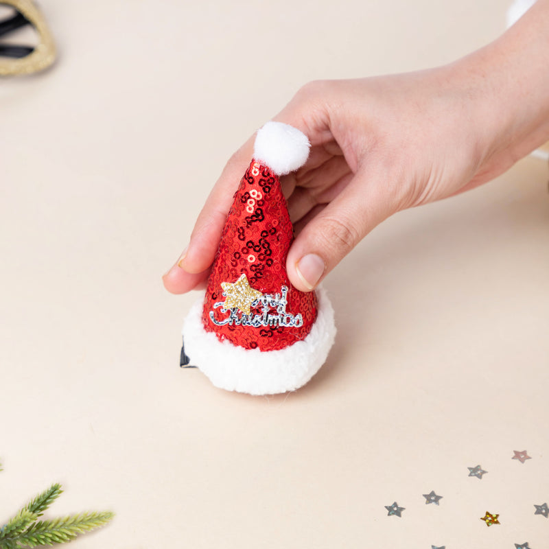 Santa Hat Hairpin