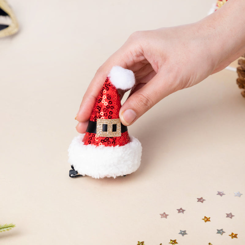 Christmas Hat Hairpin