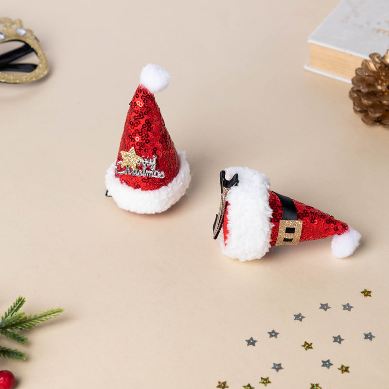 Santa Hat Hairpin
