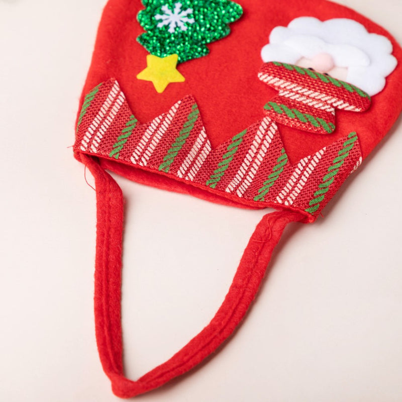 Christmas Santa Quirky Gift Bag Red