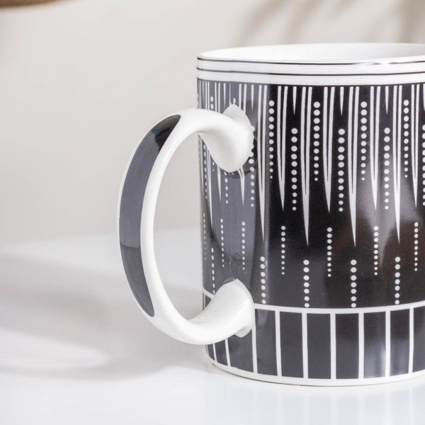 Philocaly Black Mug 300 ml- Mug for coffee, tea mug, cappuccino mug | Cups and Mugs for Coffee Table & Home Decor