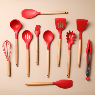 Kitchen Tools Set - Red - Kitchen Tool