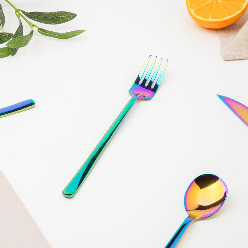 Vintage Stainless Steel Cutlery Set Of 4 Multicolour