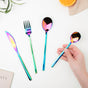 Vintage Stainless Steel Cutlery Set Of 4 Multicolour