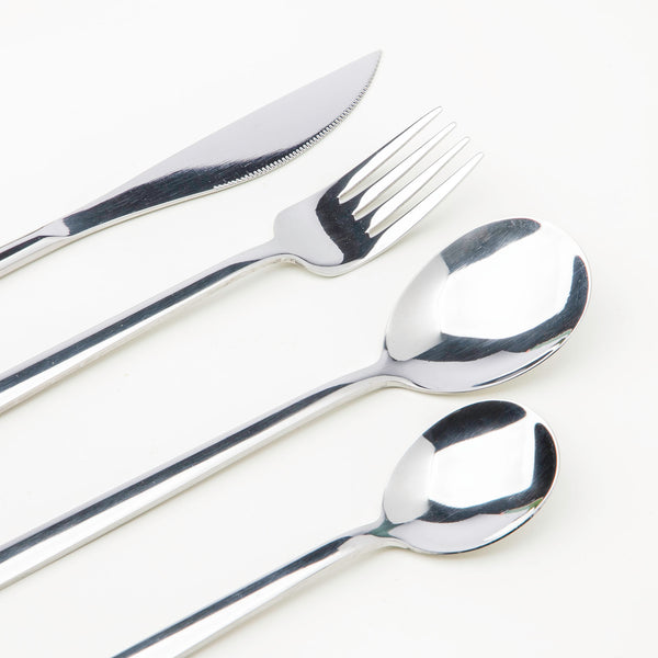 Vintage Stainless Steel Cutlery Set Of 4 Silver