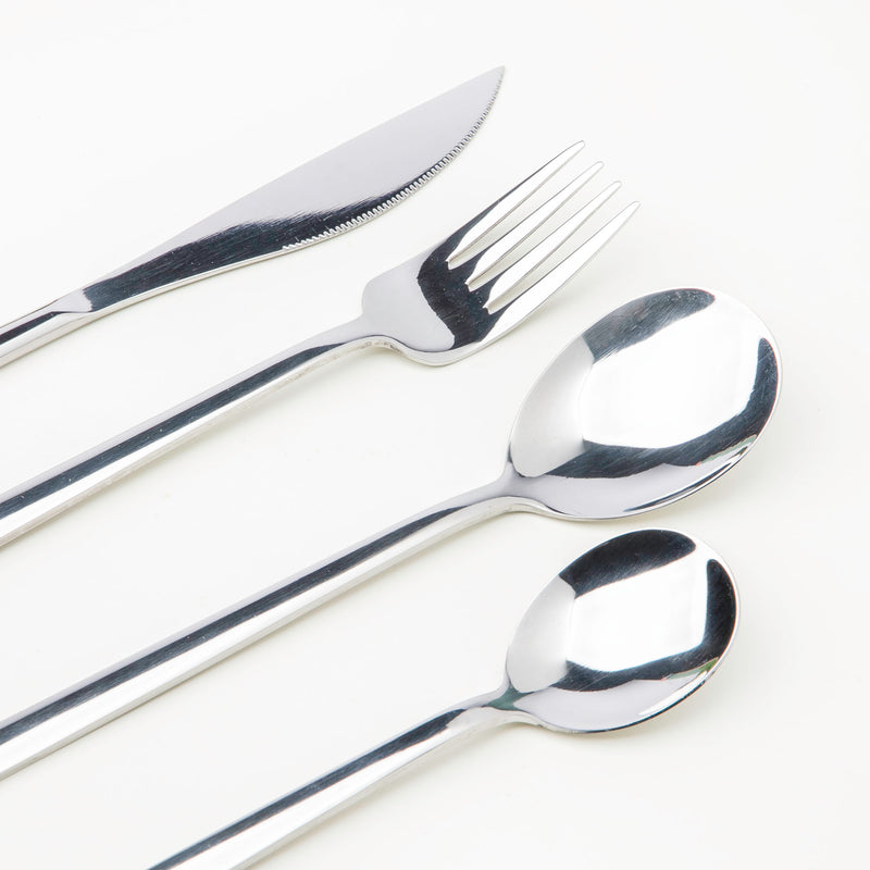 Vintage Stainless Steel Cutlery Set Of 4 Silver