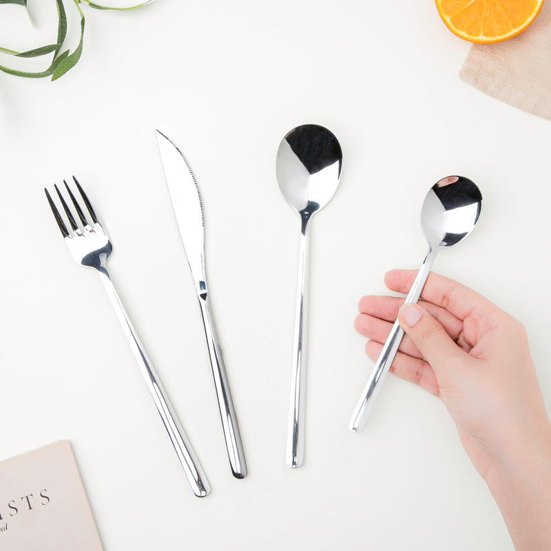 Vintage Stainless Steel Cutlery Set Of 4 Silver