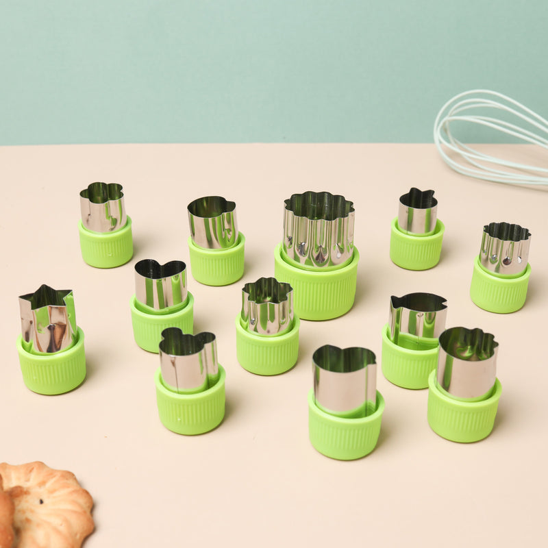 Shape Cutters Set Green - Kitchen Tool