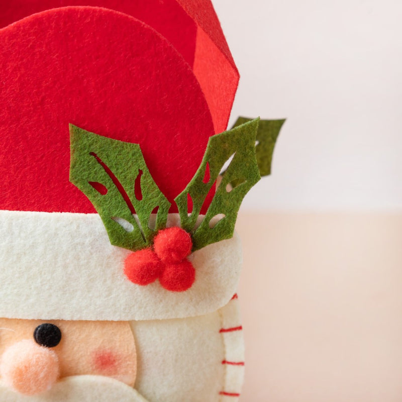 Christmas Santa Patterned Quirky Gift Bag