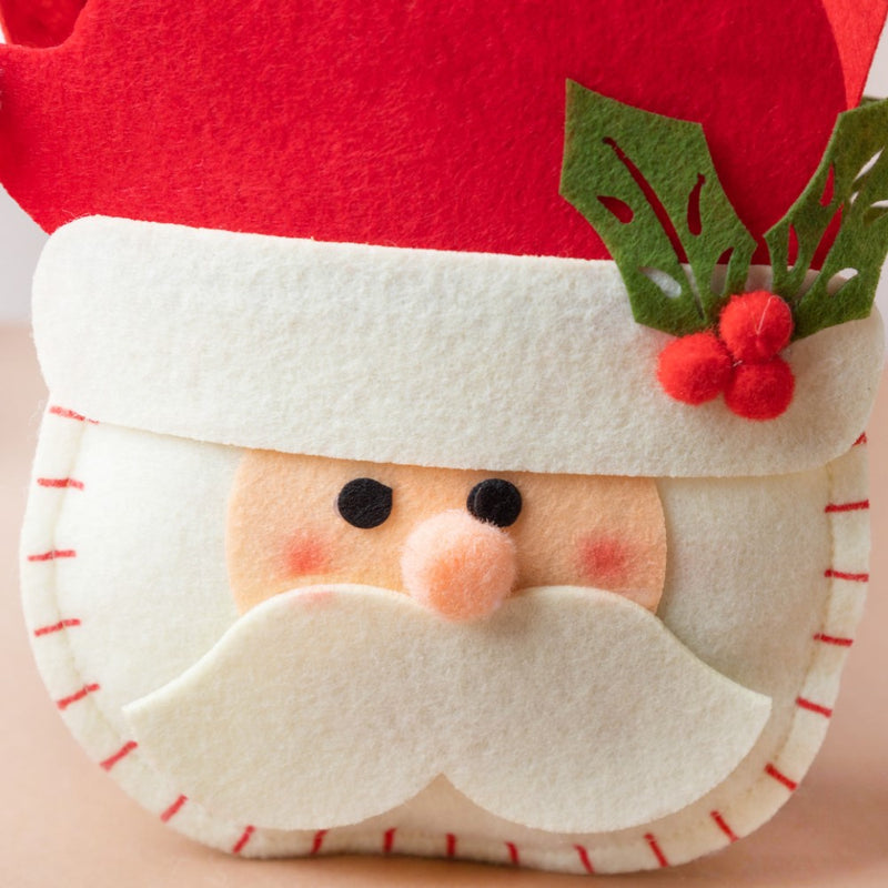 Christmas Santa Patterned Quirky Gift Bag