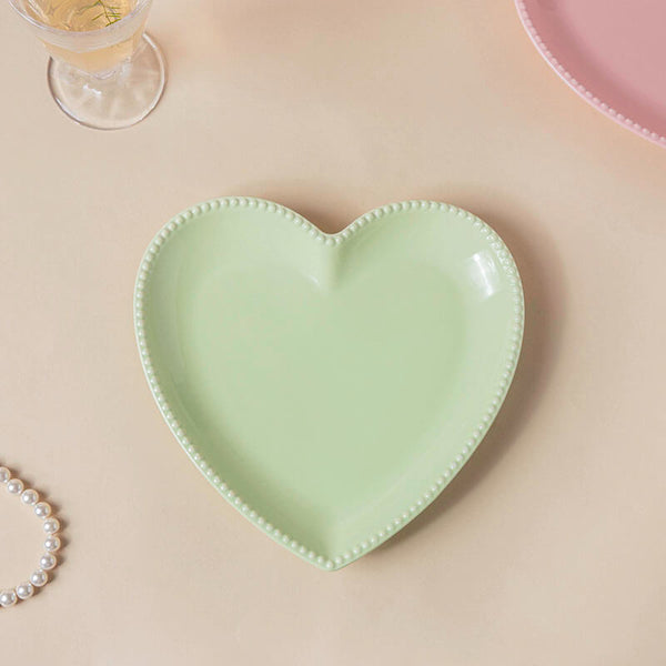 Green Goblet Snack Plate - Serving plate, snack plate, dessert plate | Plates for dining & home decor