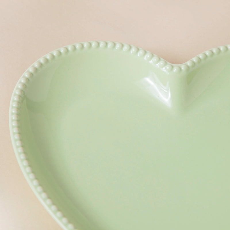 Green Goblet Snack Plate - Serving plate, snack plate, dessert plate | Plates for dining & home decor