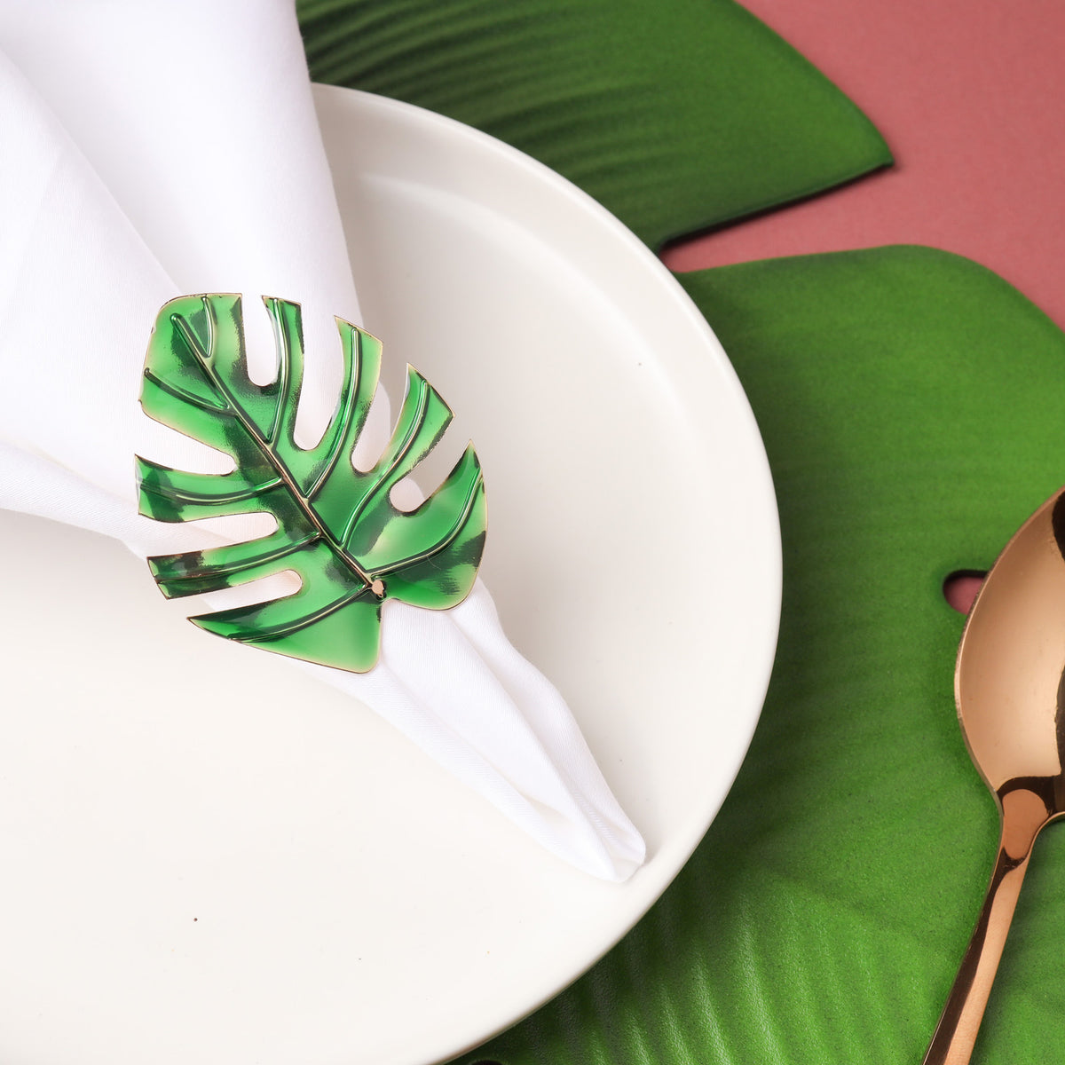 Tropical Leaf Napkin Ring