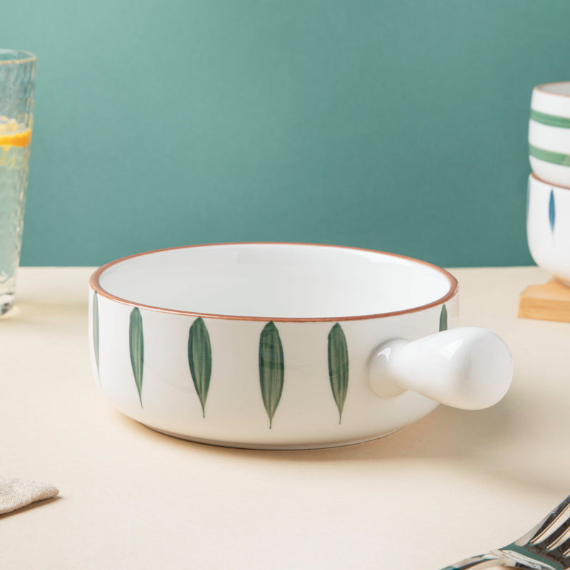 Teardrop Green 21 Piece Dinner Set For 6