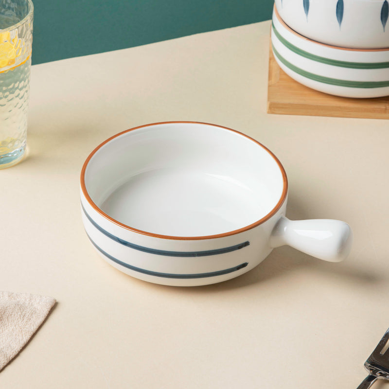 Blue Spiral Dinner Set 22 Piece Dinner Set For 6