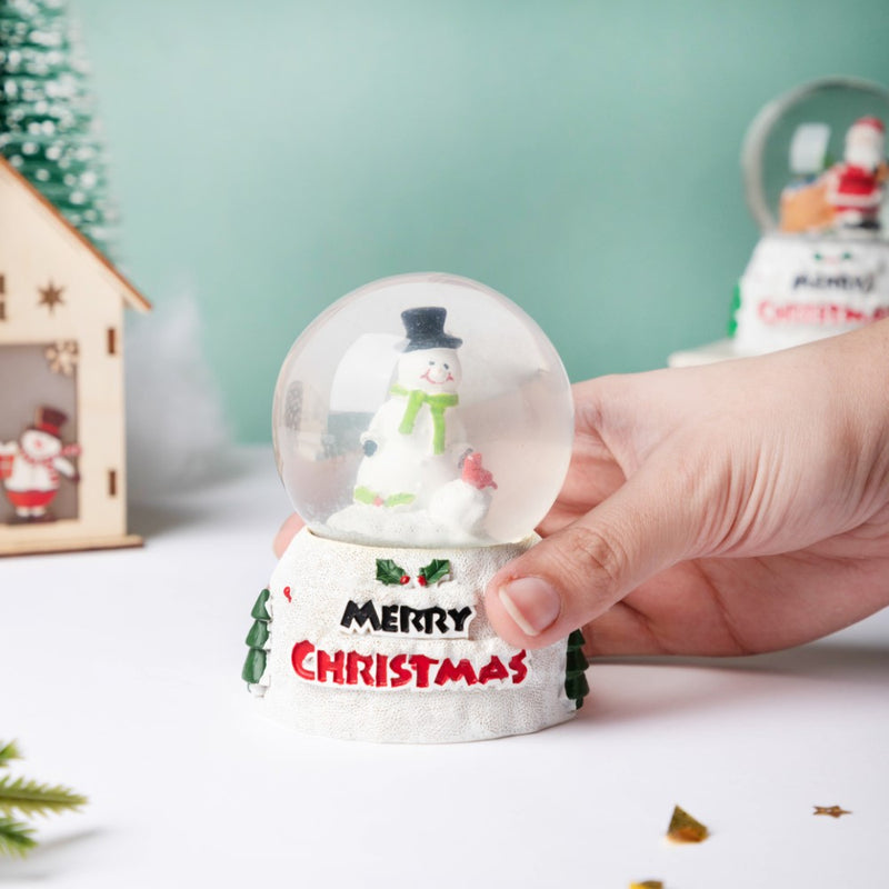 Snowman Snow Globe LED Light Large - Showpiece | Home decor item | Room decoration item