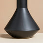 Minimalist Flask Shaped Ceramic Vase Black - Flower vase for home decor, office and gifting | Home decoration items