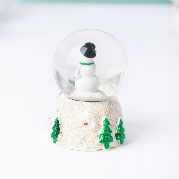 Snowman Snow Globe LED Light Statue Small