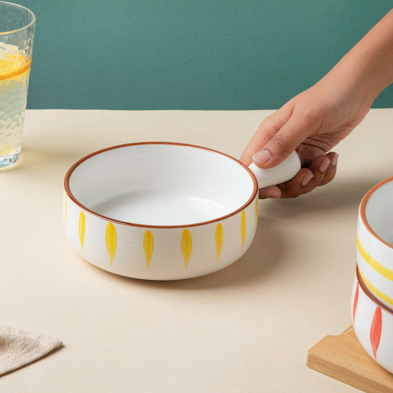 Teardrop Yellow 21 Piece Dinner Set For 6
