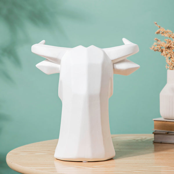 Bull Head Decor Showpiece - Showpiece | Home decor item | Room decoration item