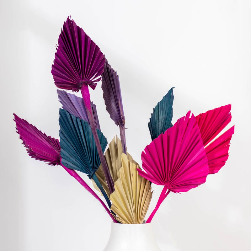 Natural Dried Palm Leaf Bunch 10 Sticks Multicolored - Natural and sustainable home decor products | Room decoration items