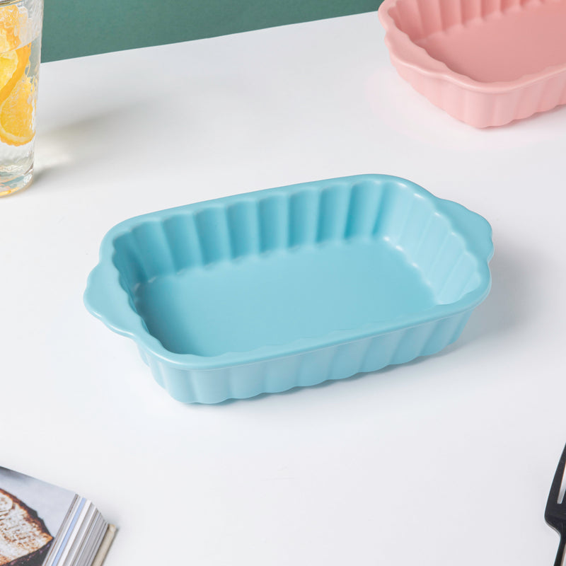 Blue Muffin Textured Baking Tray 7 Inch - Baking Dish