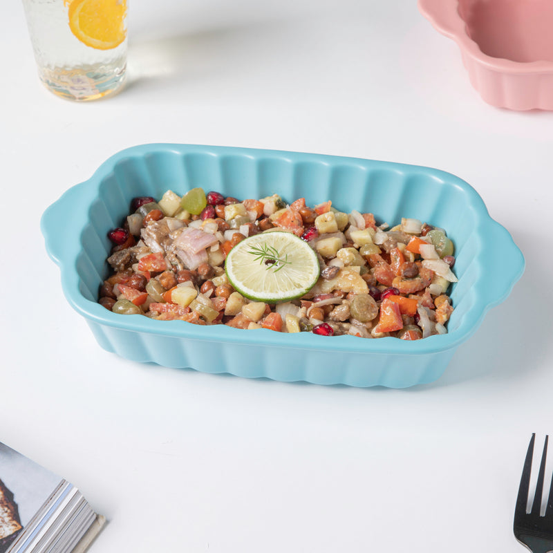 Blue Muffin Textured Baking Tray 7 Inch - Baking Dish