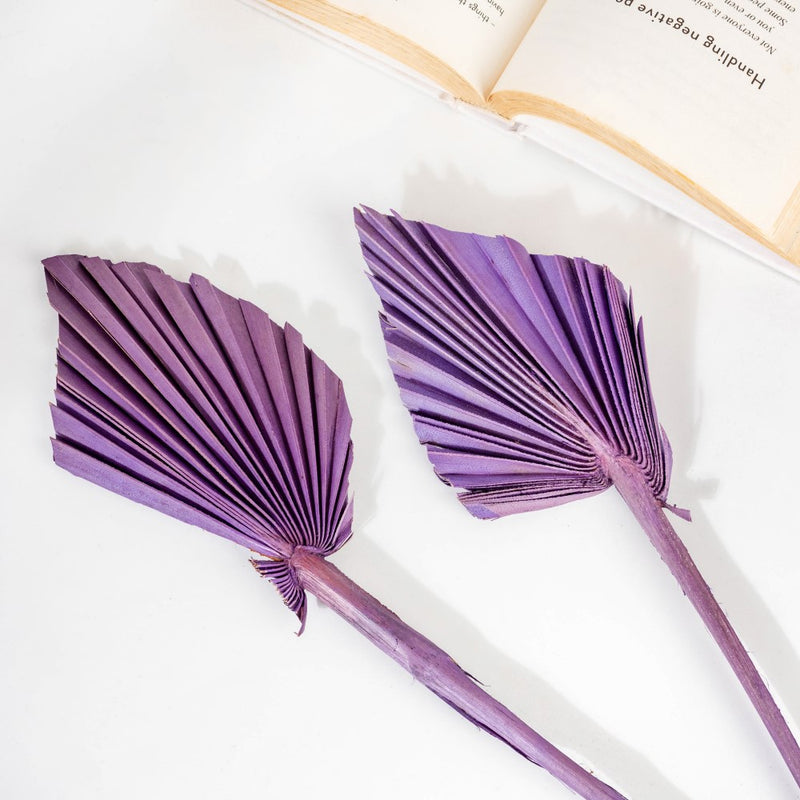 Natural Dried Palm Leaf Bunch 10 Sticks Multicolored - Natural and sustainable home decor products | Room decoration items