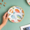 Ukiyo Ceramic Shallow Snack Plate - Serving plate, snack plate, dessert plate | Plates for dining & home decor