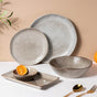 Rustic Handmade Large Serving Bowl Grey 800 ml - Bowl, ceramic bowl, serving bowls, noodle bowl, salad bowls, bowl for snacks, large serving bowl | Bowls for dining table & home decor