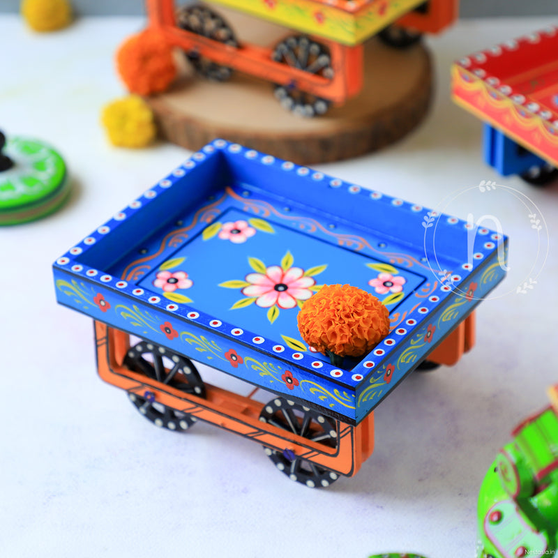Wooden Cart - Showpiece | Home decor item | Room decoration item