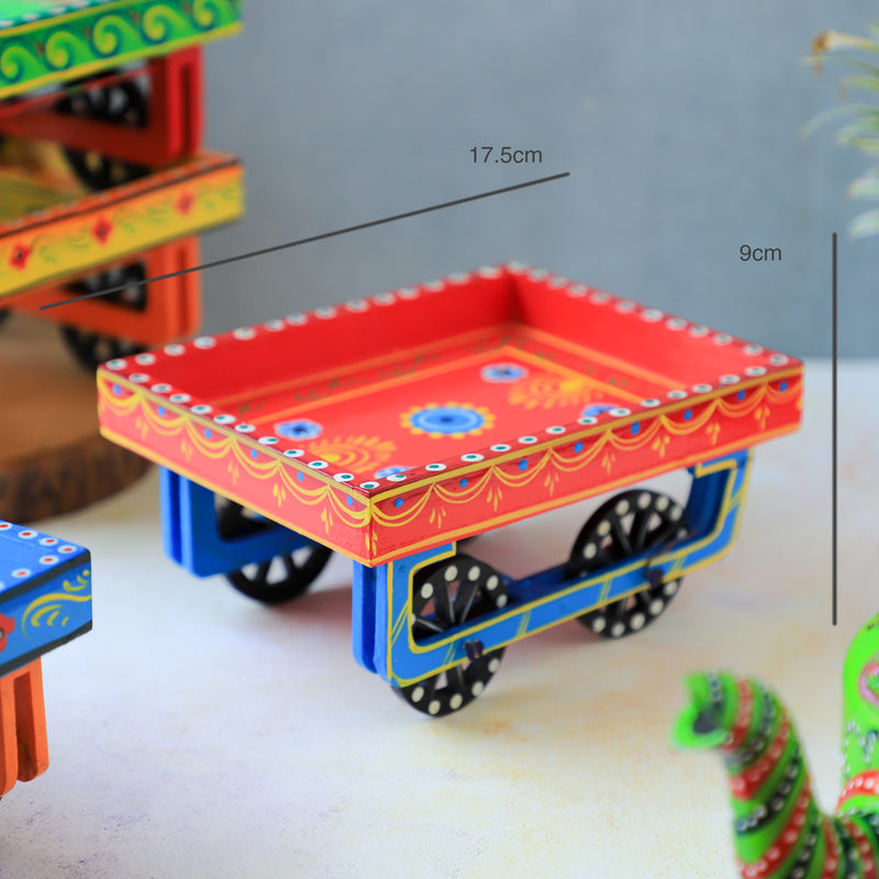 Wooden Cart - Showpiece | Home decor item | Room decoration item