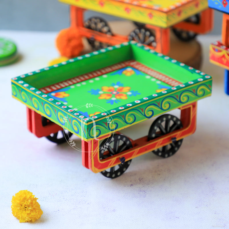 Wooden Cart - Showpiece | Home decor item | Room decoration item