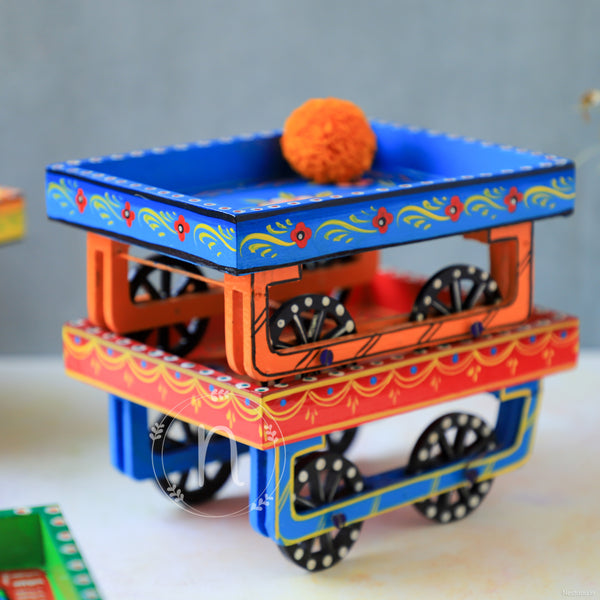 Wooden Cart - Showpiece | Home decor item | Room decoration item