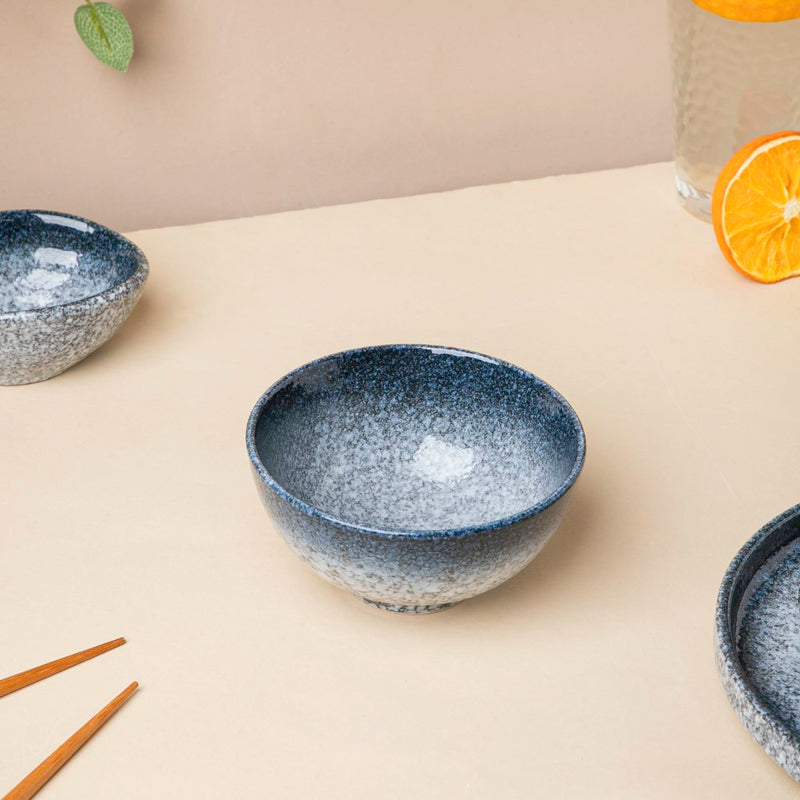 Pebble Glazed Side Bowl Grey 250 ml - Bowl, soup bowl, ceramic bowl, snack bowls, curry bowl, popcorn bowls | Bowls for dining table & home decor