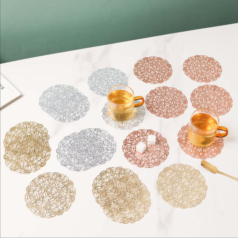 Rose Coaster Set of 6