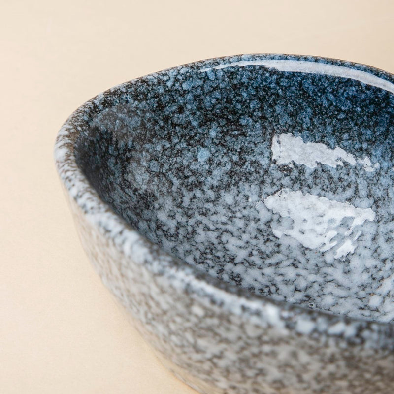Pebble Glazed Dip Bowl Blue Grey 50ml - Bowl, ceramic bowl, dip bowls, chutney bowl, dip bowls ceramic | Bowls for dining table & home decor 