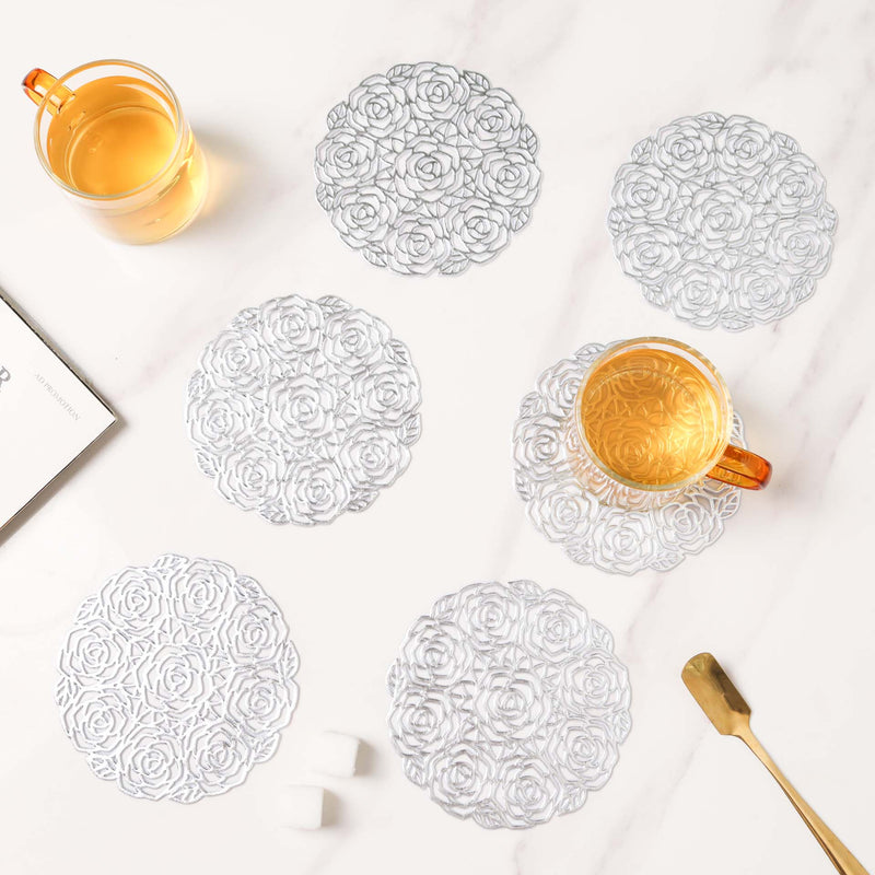 Rose Coaster Set of 6