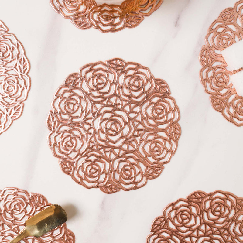 Rose Coaster Set of 6
